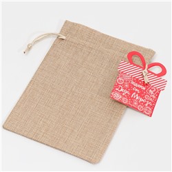 Мешочек подарочный новогодний «Подарочек», 13×18 см ± 1.5 см