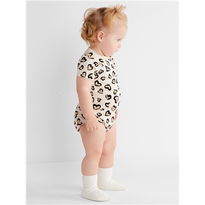 Боди Крошка Я Leo love, рост 68-74 см, бежевое