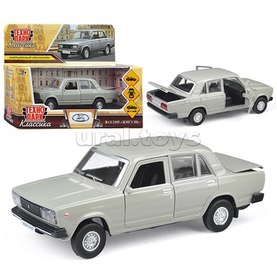 Машина металл LADA "Ваз-2105" 1997 12см, (двери, багаж, )инерц., в коробке