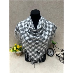 Платок в клетку из кашемира, мультицвет