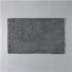 Коврик для дома Доляна «Букли длинные», 50×80 см, серый