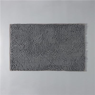 Коврик для дома Доляна «Букли длинные», 50×80 см, серый