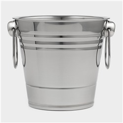 Ведро для льда, 2.5 л, 17×15.5 см, нержавеющая сталь