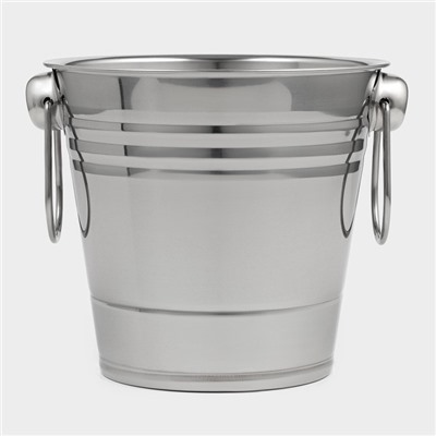 Ведро для льда, 2.5 л, 17×15.5 см, нержавеющая сталь