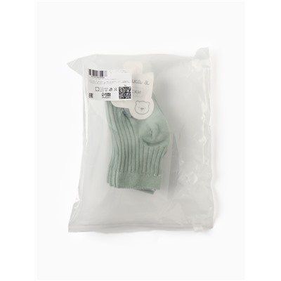 Носки детские Крошка Я BASIC LINE, набор 5 пар, 8-10 см, оливковый