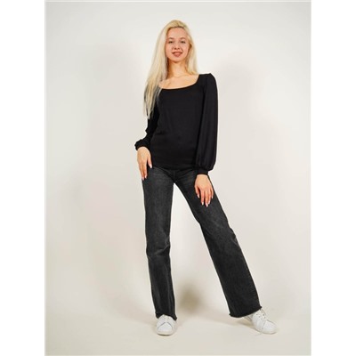 Лонгслив "Шарлиз" (Черный)