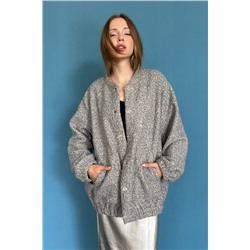 Жакет  LAMB078/03/Серый меланж