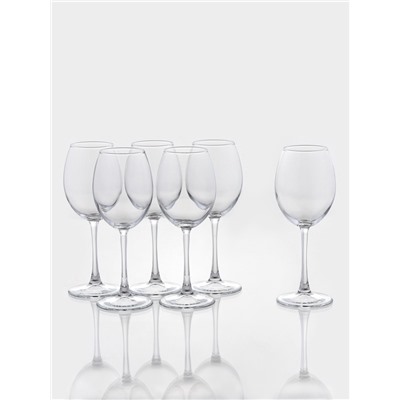 Бокалы для вина Paşabahçe Enoteca, 440 мл, набор 6 шт., стекло, прозрачные