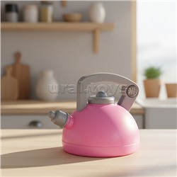 Бытовая техника "Чайник с плитой"в коробке (цвет розовый)