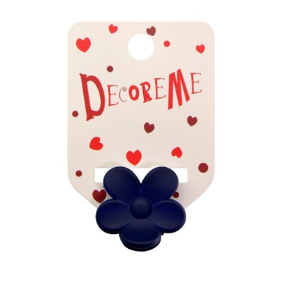 Заколка для волос "КРАБИК" 3 см 1 шт 3 цвета 2-718/65 DecoreMe