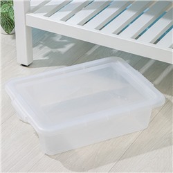 Контейнер для хранения Porter, 8 л, 43×31,5×11 см, с крышкой, прозрачный