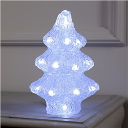 Светодиодная фигура «Ёлочка» 7×21×7 см, акрил, 20 LED, батарейки ААх2 (не в комплекте), свечение белое