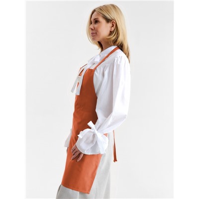 Фартук Этель Kitchen 60×70 см, цвет оранжевый, 100% хлопок, саржа 220 г/м²