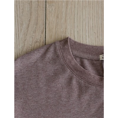 Футболка с принтом свободная эластичная из премиального хлопка