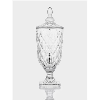 Диспенсер для напитков Magistro «Восторг», 3 л, 17×17×50 см, стекло