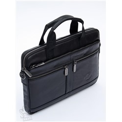 Портфель мужской кожаный 33773Z black Zinimsk в Новосибирске