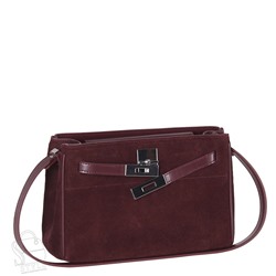 Сумка женская кожаная 6463BDAA wine red Baidou