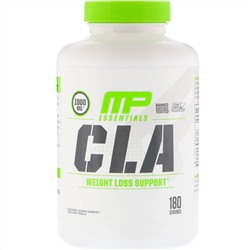 MusclePharm, Essentials, КЛК, 1000 мг, 180 мягких желатиновых капсул