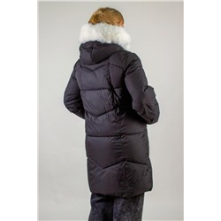 Зимняя куртка с меховой опушкой, арт. 28119-1 (Черный)