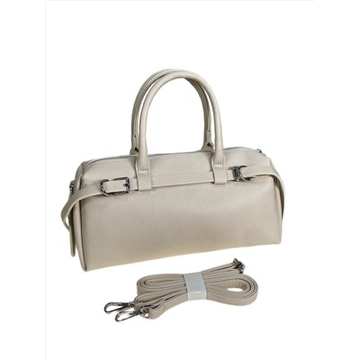 Женская сумка из искусственной кожи, цвет молочный