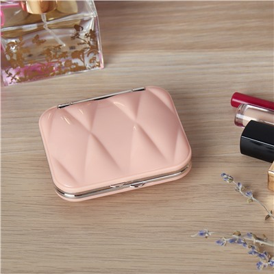 Зеркало карманное 6х8 см / B-11 /уп 12/288/ пластик