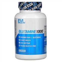 EVLution Nutrition, Glutamine1000, 1,000 mg, 120 Veggie Capsules