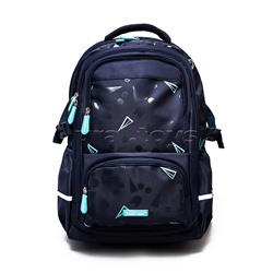 Рюкзак SchoolLine с двумя отделениями и грудной перемычкой 23L Blue Style