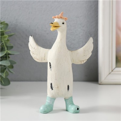 Фигурка полистоун «Танцующий гусь», 10×7×15 см