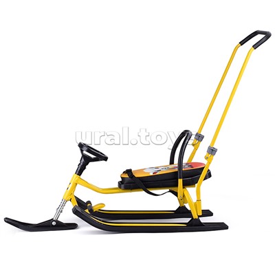 Игрушка Снегокат детский 140 "Go Go" разборный классический c П-образным толкателем (Ice lamb)