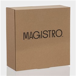 Ваза для фруктов Magistro «Фейверк», 3.7 л, 33×13.5 см, стекло, прозрачная