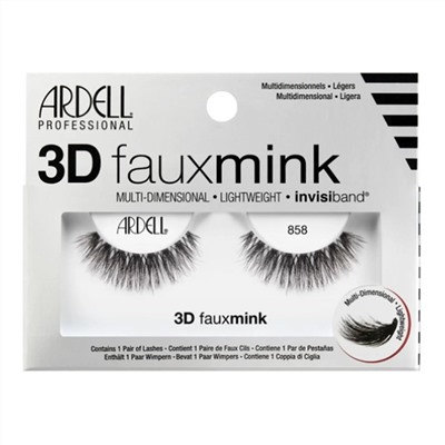 Ardell Накладные ресницы / 3D Faux Mink 858, норка 18021