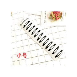 Заколка для волос набор 12 штук 4,5 см Клик- клак / YU-33 /уп 10/100/