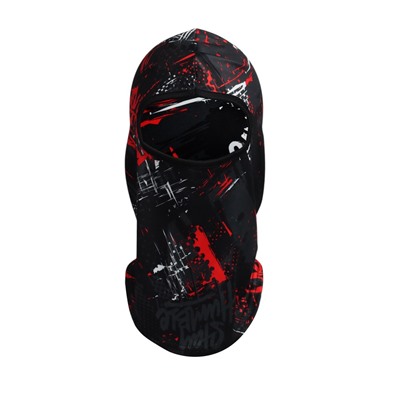 Маска-балаклава Crazy, размер универсальный, чёрная