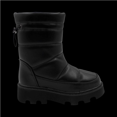 Сапоги на меху GW5-1 черные