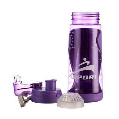 Бутылка для воды «Мастер К», 550 мл, цвет МИКС