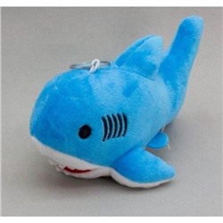 Брелок плюшевый "Smily shark", blue 15х7х9 см 140P-028