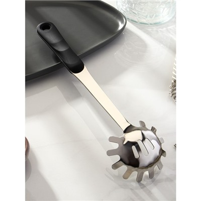 Ложка для спагетти из нержавеющей стали Доляна Home, 32×8,5 см, толщина 3 мм