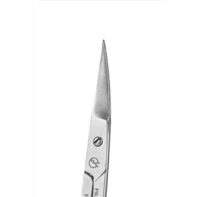 Frau Finger Ножницы маникюрные для ногтей изогнутые / Classic FS-102DP, матовые, ручная заточка, 9 см KRISTALLER, 1110189