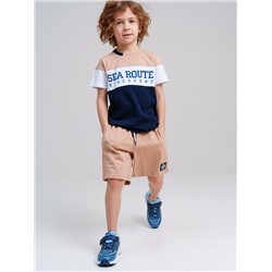 Комплект трикотажный для мальчиков: фуфайка (футболка), шорты