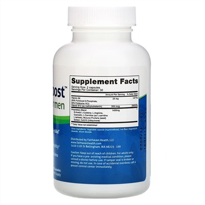 Fairhaven Health, MotilityBoost для мужчин, 60 капсул