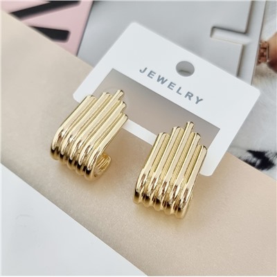 Серьги женские бижутерия на уши, коллекция LALIQ, арт.003.216