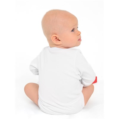 Боди детское «Крошка Я» Little Boss, рост 86-92 см, белое
