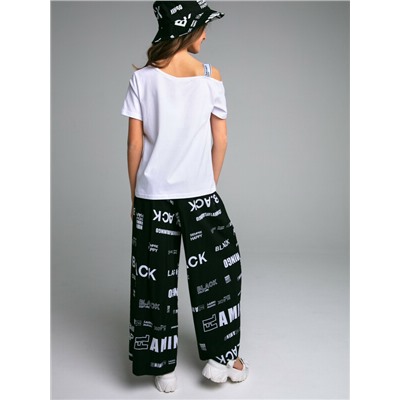 Брюки текстильные для девочек