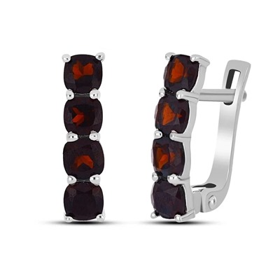 Серьги, гранат, Сильвия