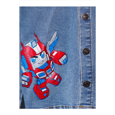 Куртка текстильная джинсовая для мальчиков PLAYTODAY, 1240553