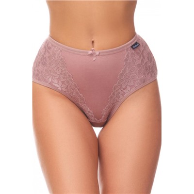 Трусы утягивающие с кружевом HoneyFormat 8005 (Кофе)