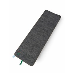 Коврик - лежак для бани и сауны с вышивкой «Банный рай», 180×60 см, экофетр, войлок, тёмный, «Добропаровъ»