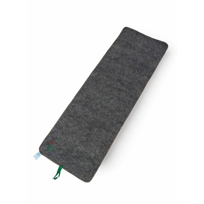 Коврик - лежак для бани и сауны с вышивкой «Банный рай», 180×60 см, экофетр, войлок, тёмный, «Добропаровъ»