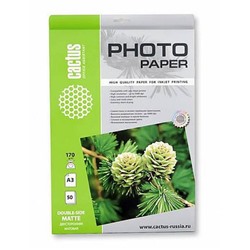 Фотобумага А3  50л 170г белая матовая CS-MA317050DS (805843) Cactus