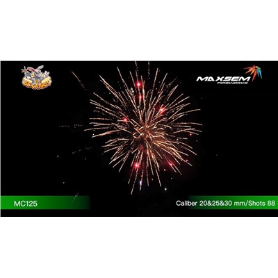 Фейерверк MC125 Afterparty (0,8", 1", 1,2" х 88)